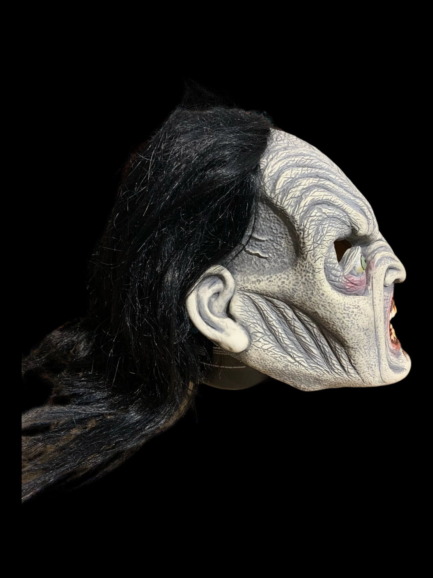Zagone Studios Psyched Mask – Humanoid Vampire Alien Halloween Mask with Eerie Detail - Exotic Pro