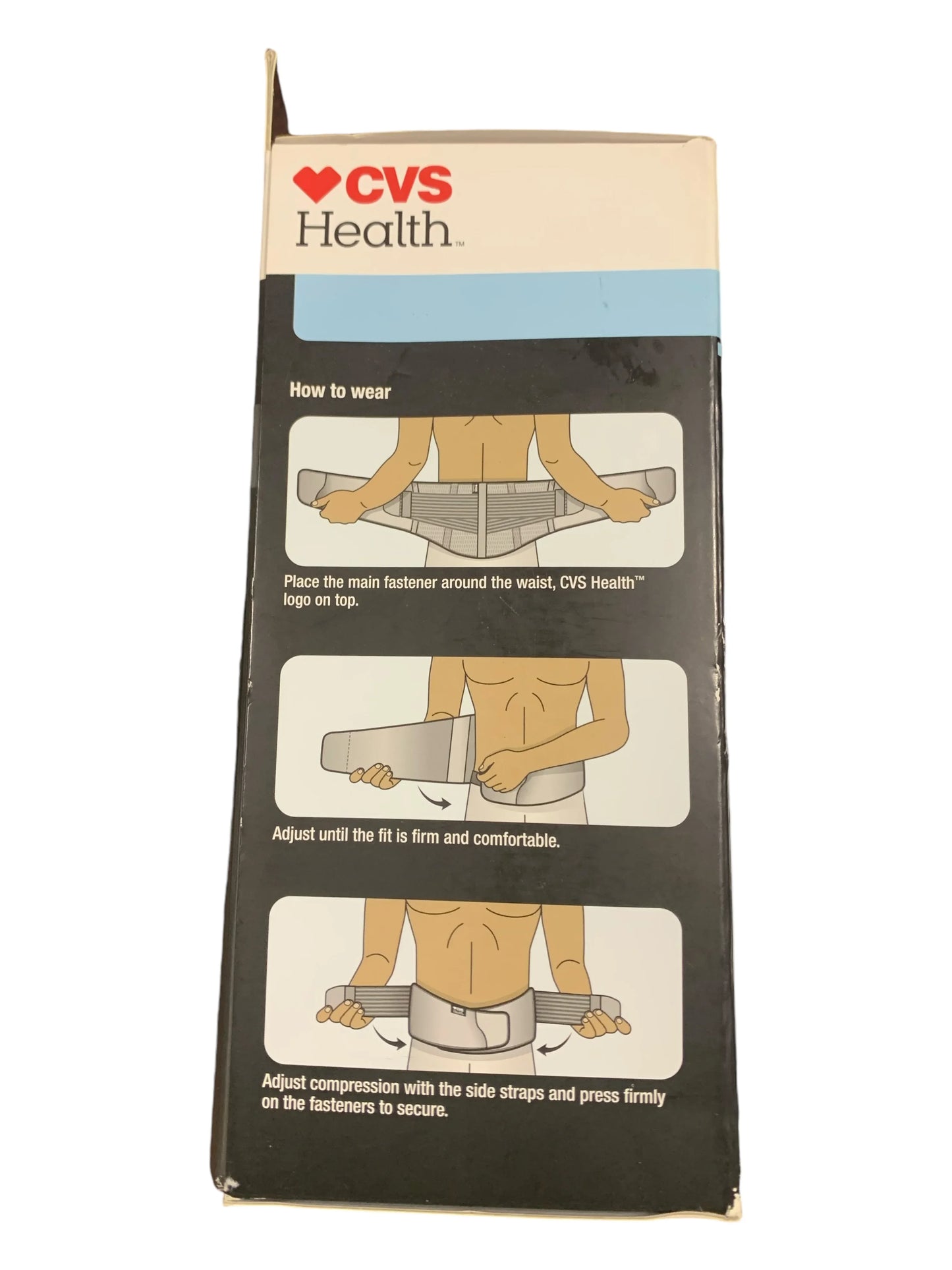 CVS Health Firm Support Back Deluxe Stabilizing Support – Size SM/MED - Exotic Pro