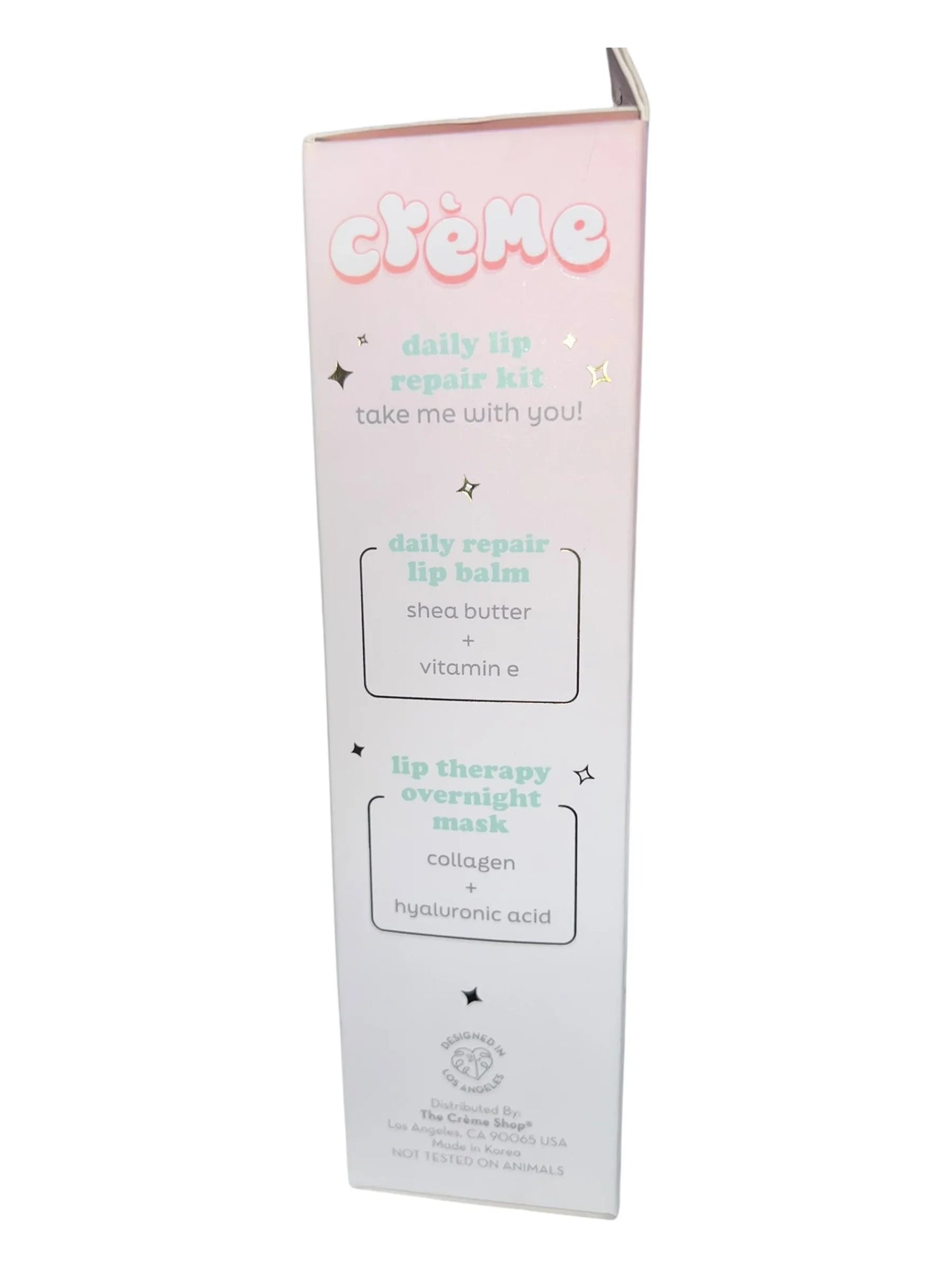 The Crème Shop Boba Bears Lip Repair Duo – Balm & Masque, Strawberry - Exotic Pro