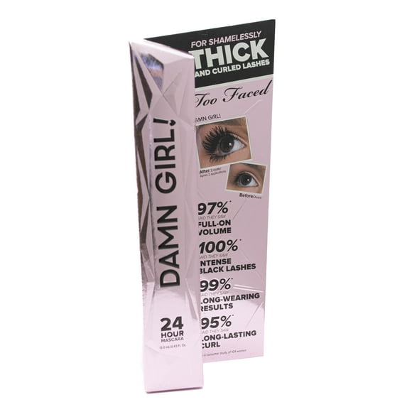Too Faced Damn Girl 24-Hour Mascara Black 13ml | Volumizing Eye Makeup