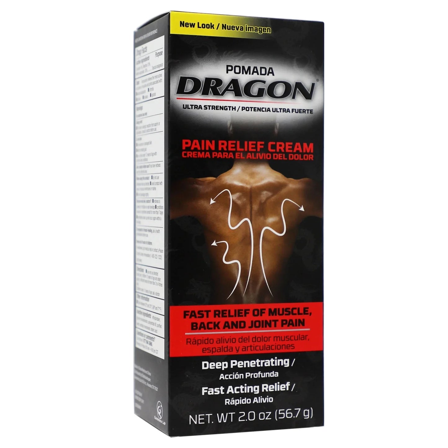 Dragon Ultra Strength Pain Relief Cream for Muscles & Joints – 2 oz - Exotic Pro