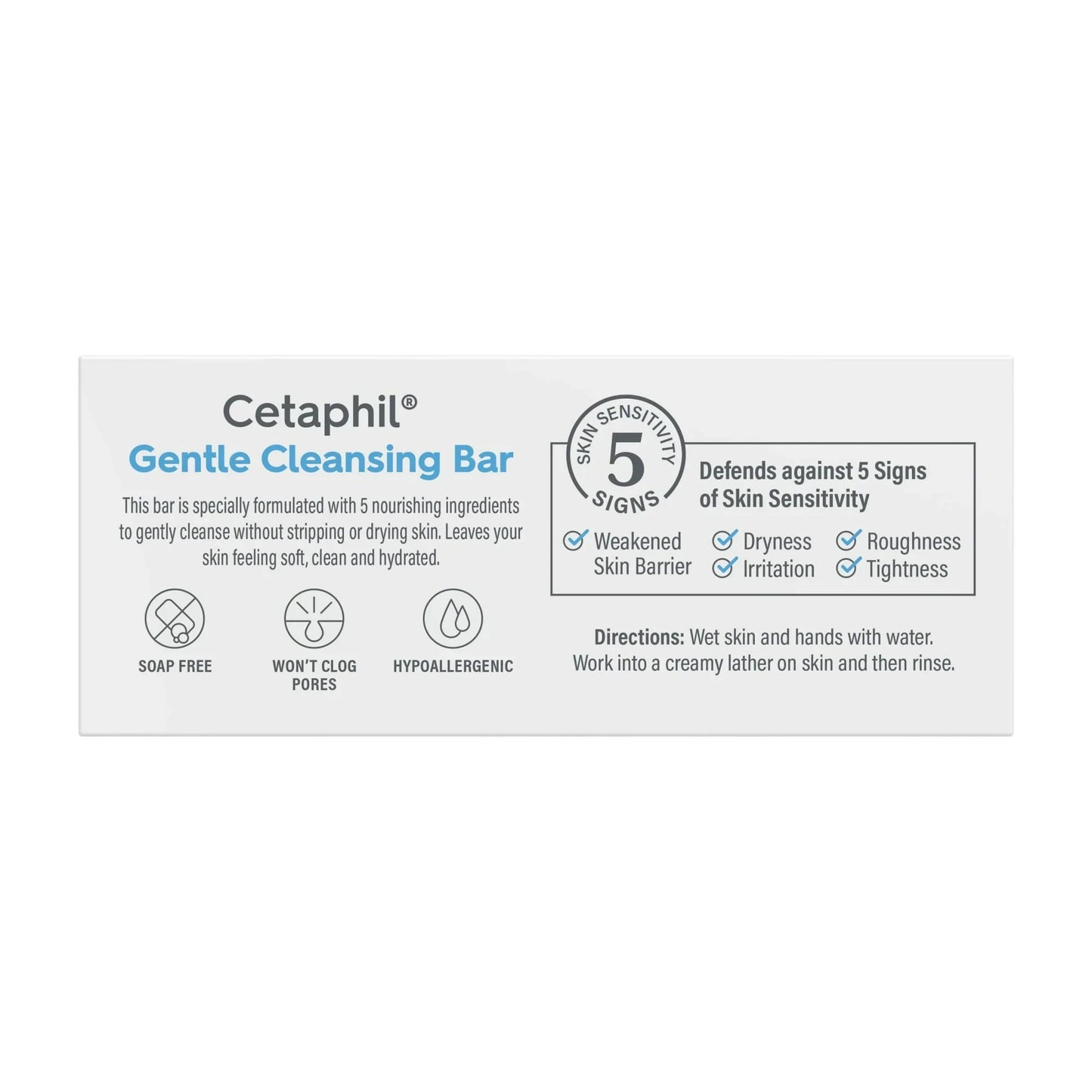 Cetaphil Gentle Cleansing Bar, 4.5 oz - Exotic Pro