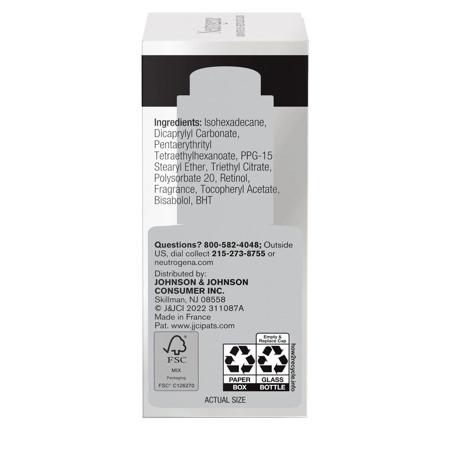 Neutrogena Rapid Wrinkle Repair Retinol Oil Facial Serum, 1.0 fl. oz - Exotic Pro