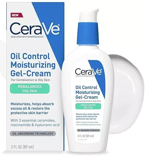 Cerave Oil Control Moisturizing Gel-Cream Face Moisturizer 3 Oz - Exotic Pro