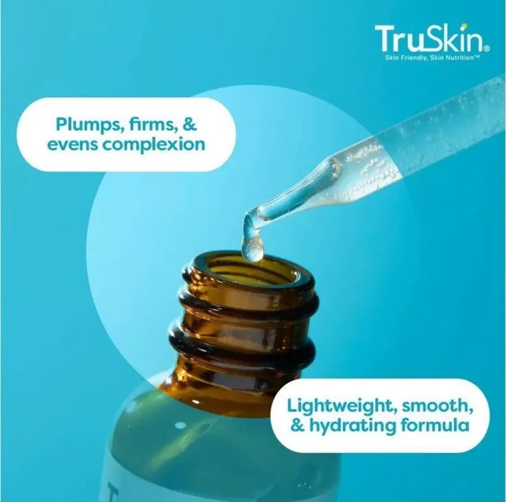 TruSkin Hyaluronic Acid Serum for Face, Hydrating Facial Serum, All Skin Types, 1 fl oz - Exotic Pro