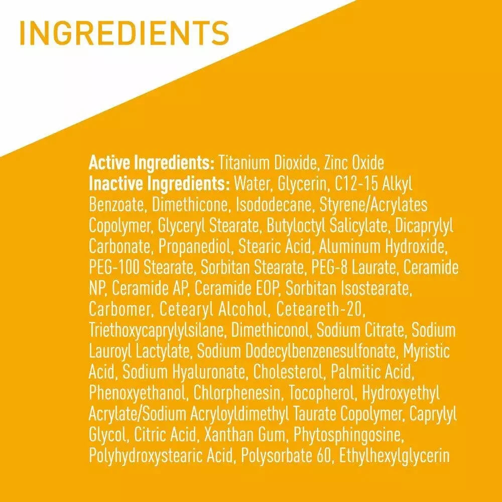 CeraVe 100% Mineral Hydrating Body Sunscreen, SPF 50, 5 fl oz - Exotic Pro