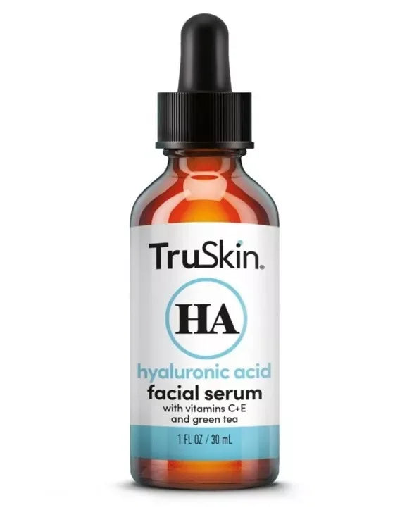 TruSkin Hyaluronic Acid Serum for Face, Hydrating Facial Serum, All Skin Types, 1 fl oz - Exotic Pro