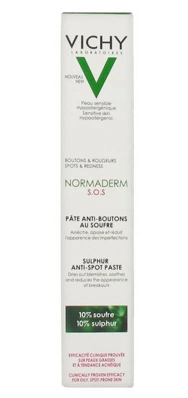 Vichy Normaderm S.O.S. Sulphur Anti-Spot Paste 20ml - Exotic Pro