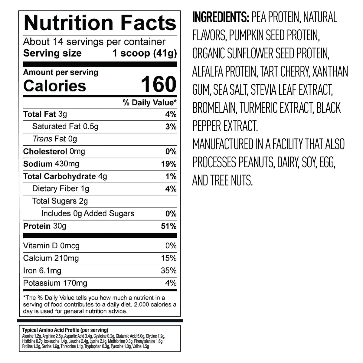 Vega Sport Plant-Based Protein Powder, Vanilla – 20.4 oz, 14 Servings - Exotic Pro
