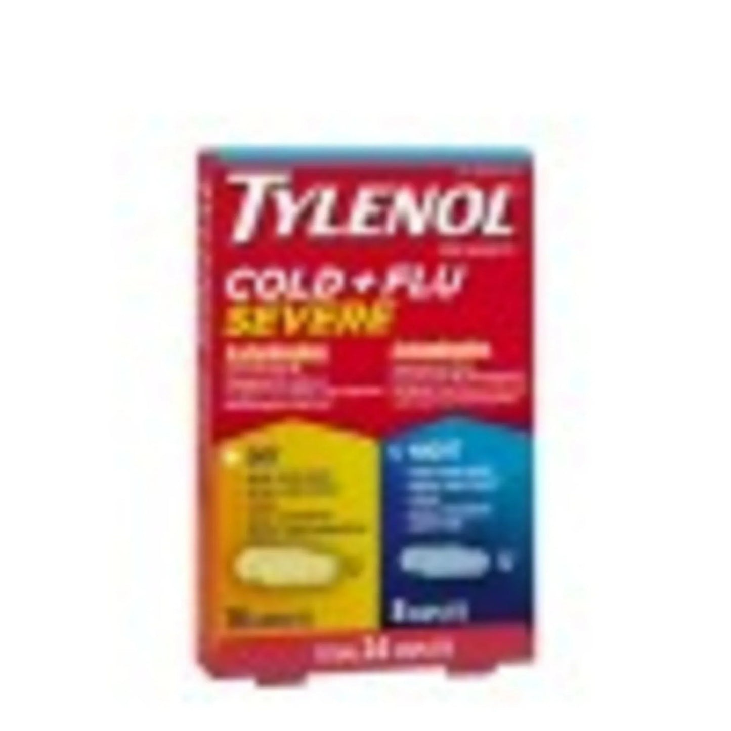 Tylenol Cold + Flu Severe Day &amp; Night – Combo Caplets, 24 Count - Exotic Pro