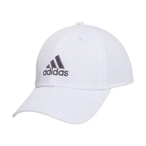 Adidas Men's Zags 2.0 Stretch Fit Hat – White L/XL Structured Cap - Exotic Pro