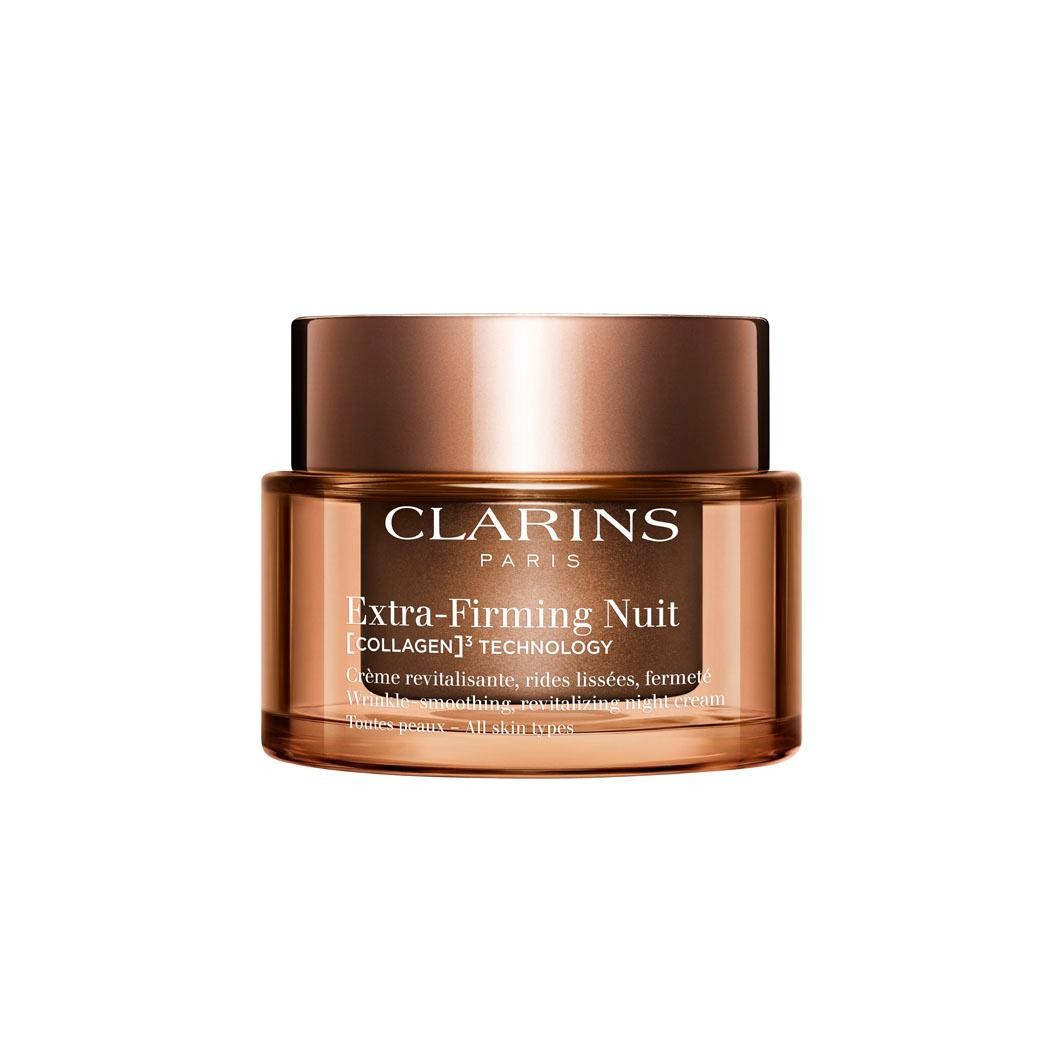 Clarins Extra-Firming Night Refillable Moisturizer – All Skin Types 1.7 oz