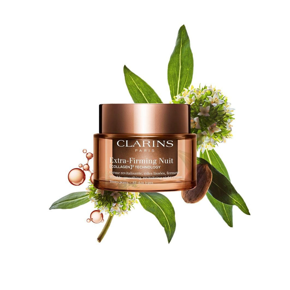Clarins Extra-Firming Night Refillable Moisturizer – All Skin Types 1.7 oz