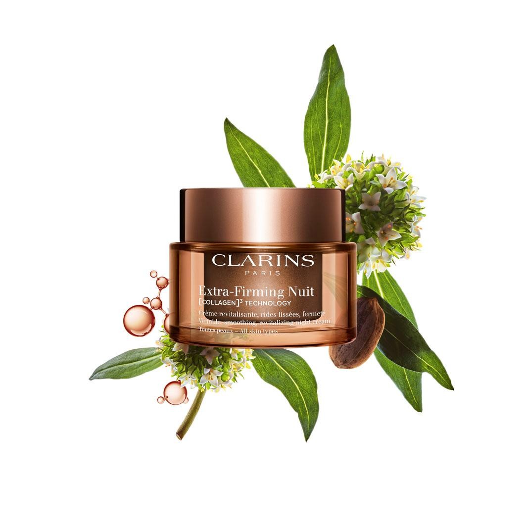 Clarins Extra-Firming Night Refillable Moisturizer – All Skin Types 1.7 oz