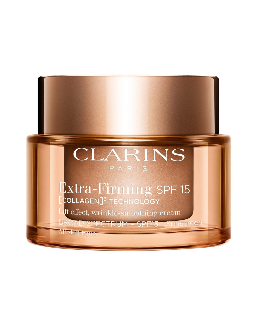 Clarins Extra-Firming Day SPF15 Refillable Moisturizer – Collagen Polypeptide + Niacinamide 1.7 oz
