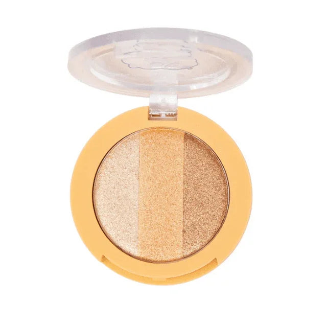 The Crème Shop BT21 Baby RJ Ultra-Pigmented Eyeshadow Trio - Golden Lolly - Exotic Pro