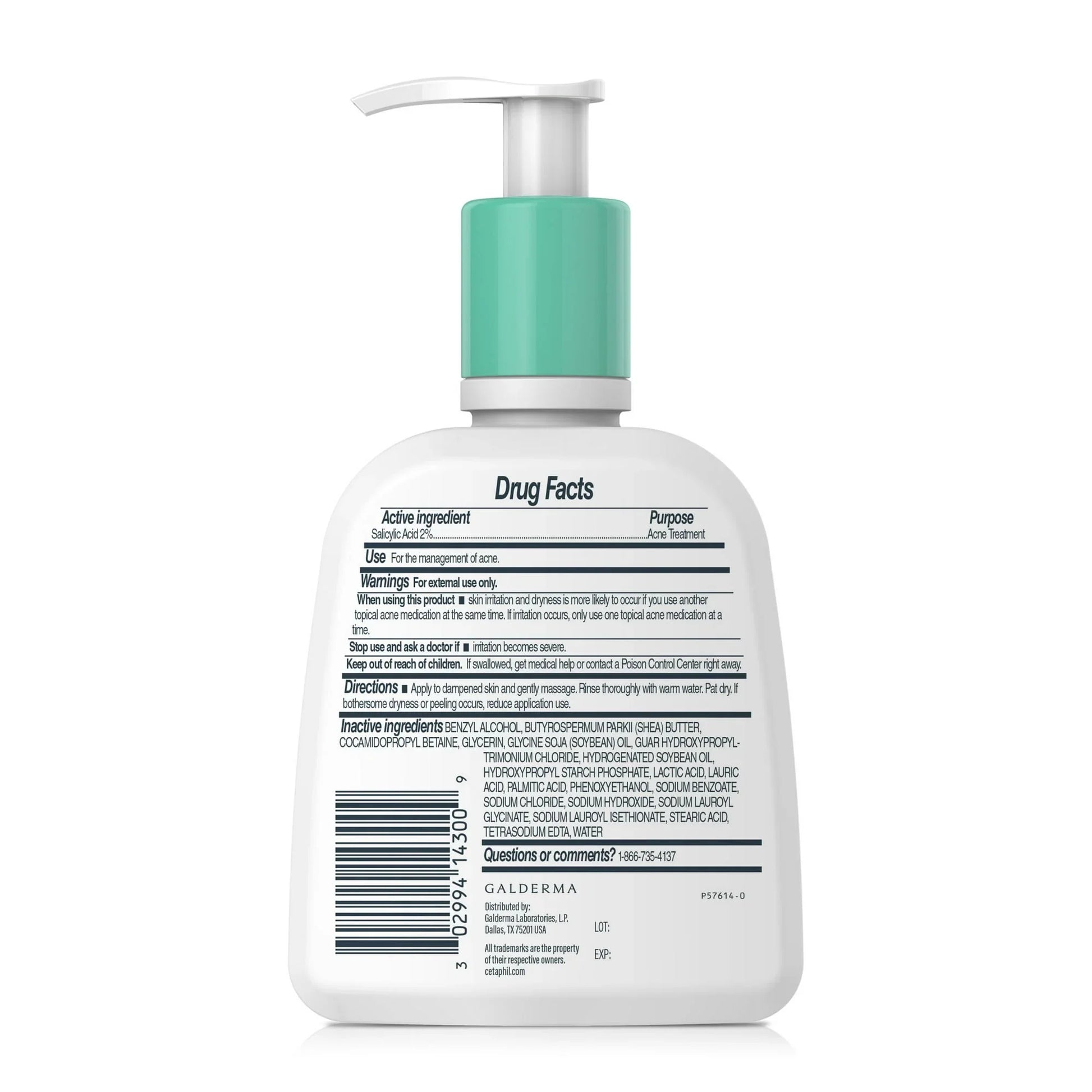 Cetaphil Gentle Clear Pore Clearing Acne Cleanser for Sensitive Skin - 8 fl oz - Exotic Pro