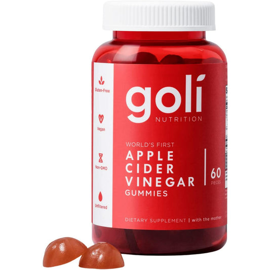 Goli Nutrition Apple Cider Vinegar Gummies, 60 Count