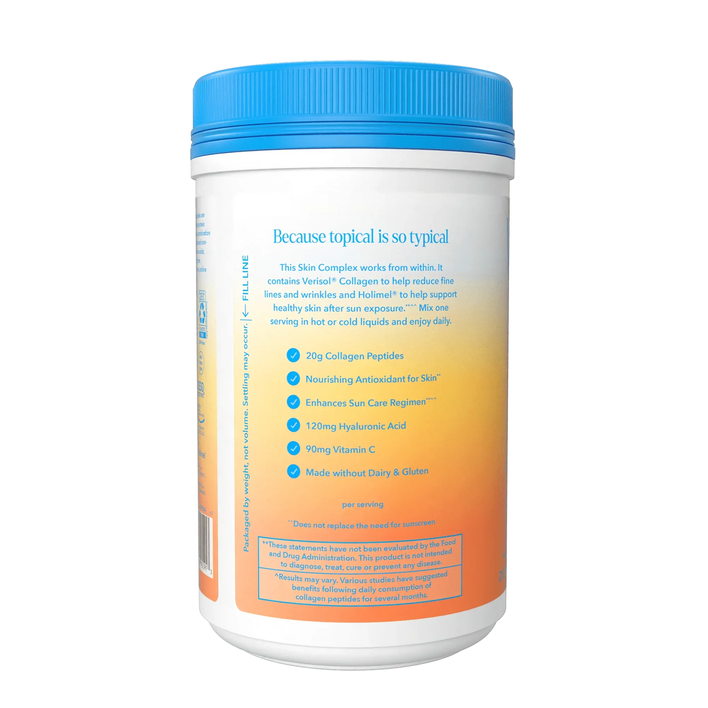 Vital Proteins Skin Complex Powder with Collagen & Hyaluronic Acid – 11.9 oz - Exotic Pro