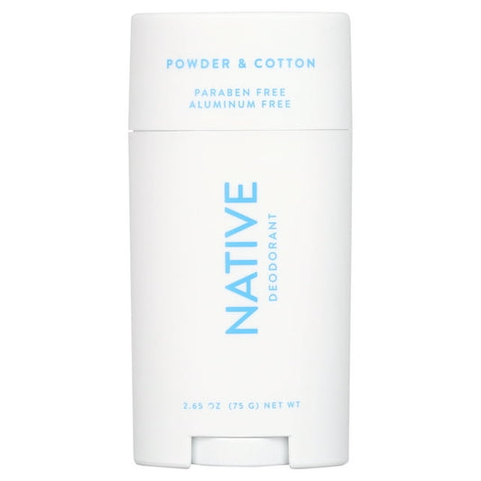 Native Deodorant Powder & Cotton - Aluminum & Paraben Free - 2.65 oz