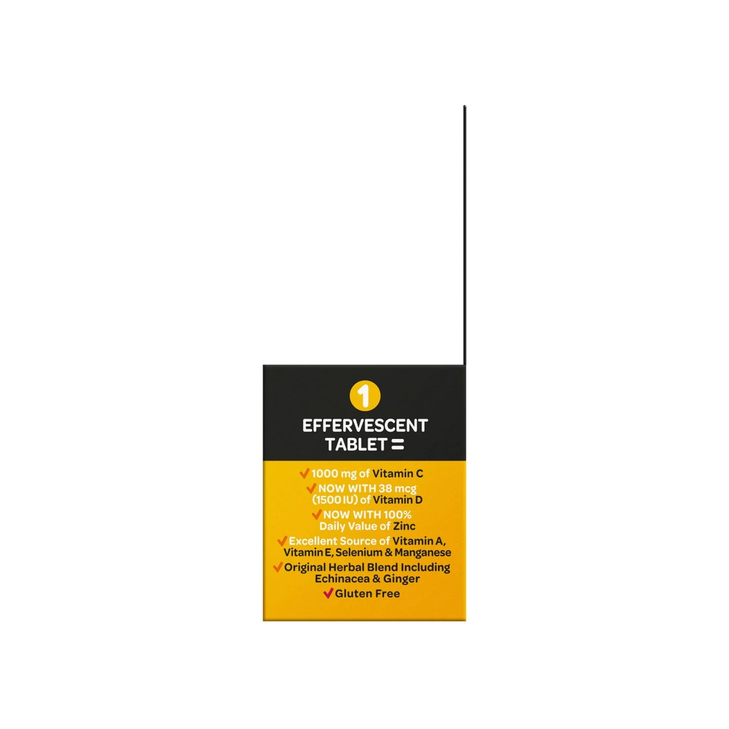 Airborne Vitamin C 1000mg 10 Ct | Zesty Orange Immune Support Effervescent Tabs - Exotic Pro