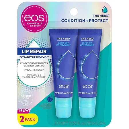 EOS The Hero Extra Dry Lip Balm Treatment – 2 Pack Intensive Care - Exotic Pro
