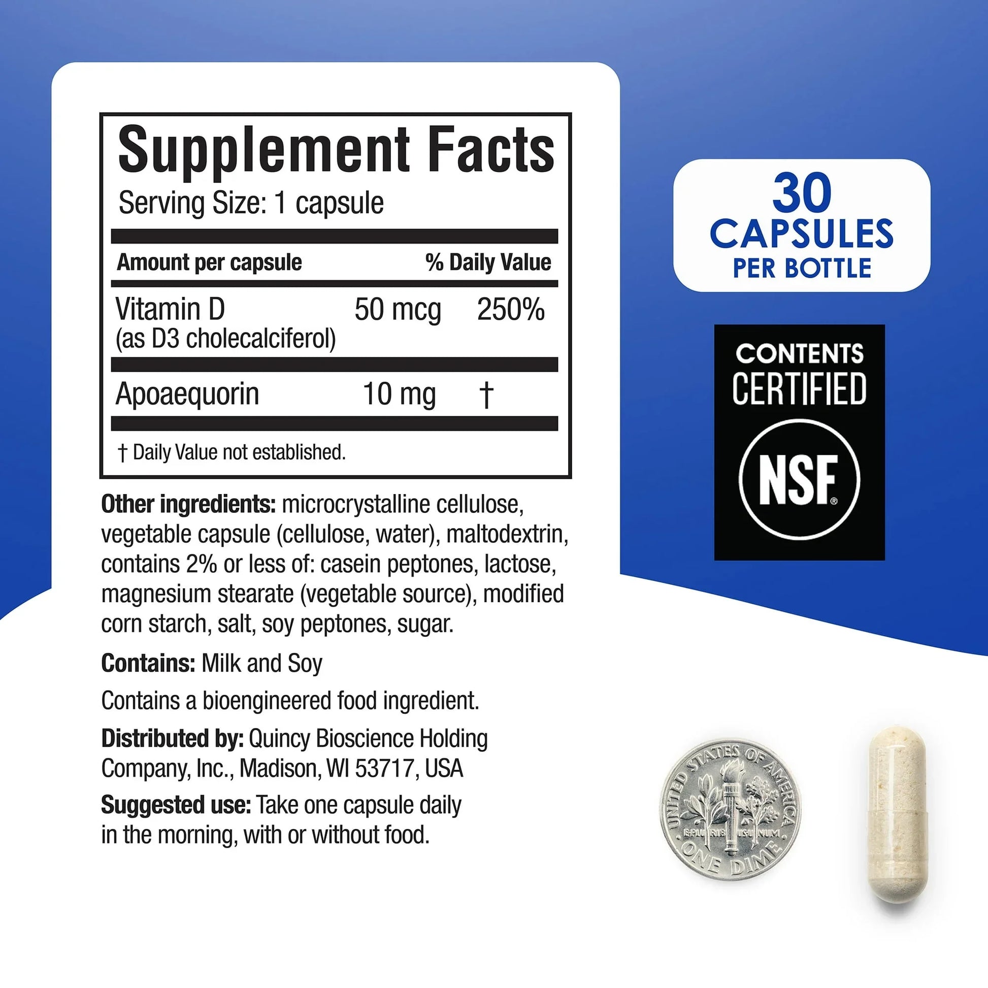 Prevagen Regular Strength Memory Support Capsules, 30 Count - Exotic Pro