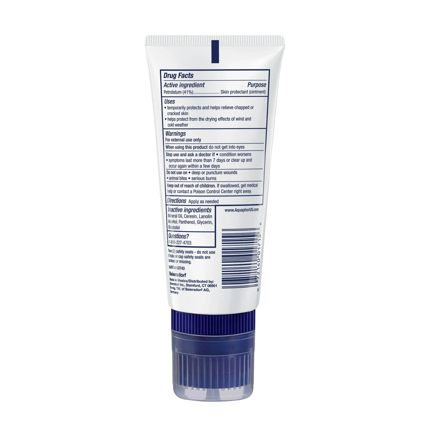 Aquaphor Healing Ointment – 3 oz, Advanced Therapy Skin Protectant - Exotic Pro