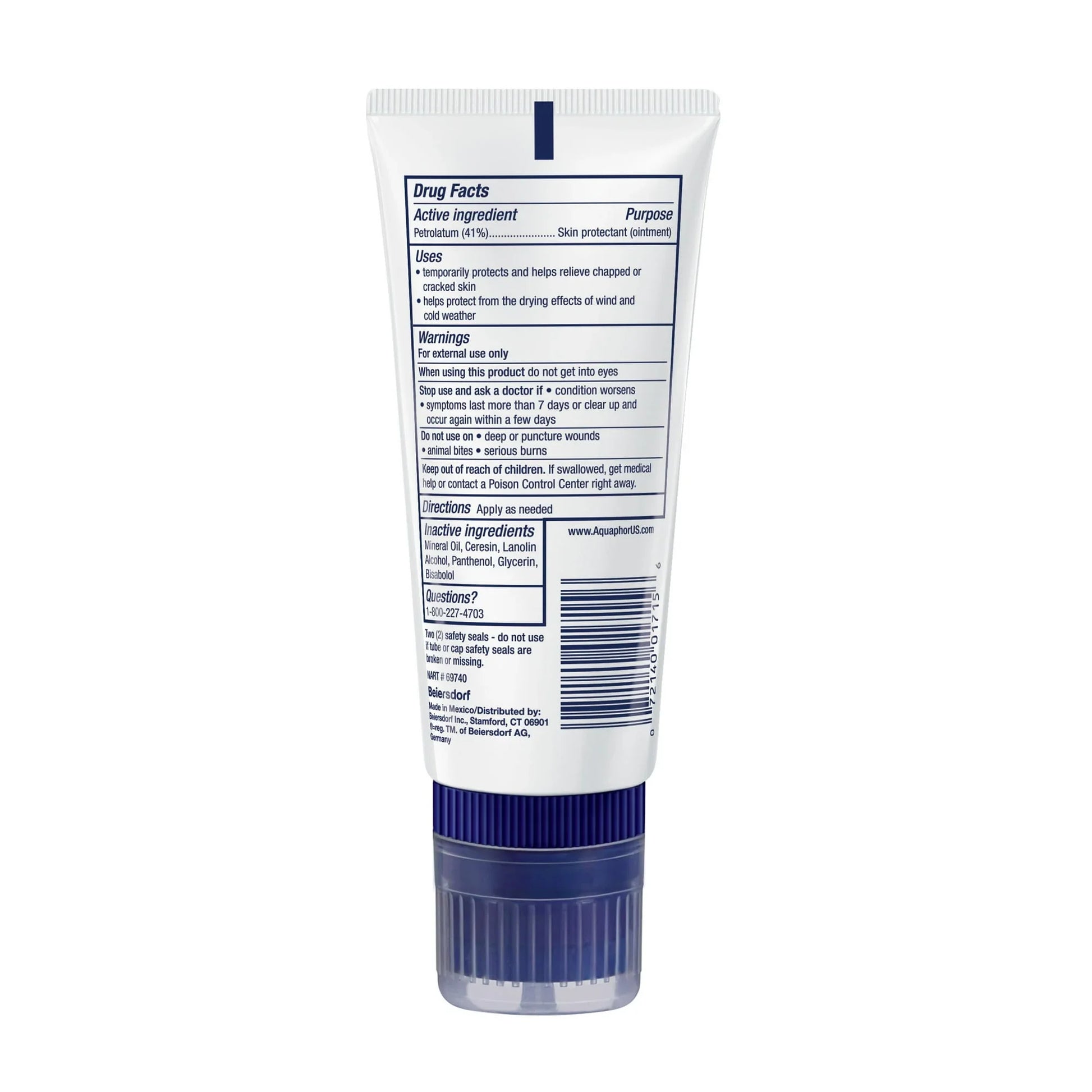 Aquaphor Healing Ointment – 3 oz, Advanced Therapy Skin Protectant - Exotic Pro