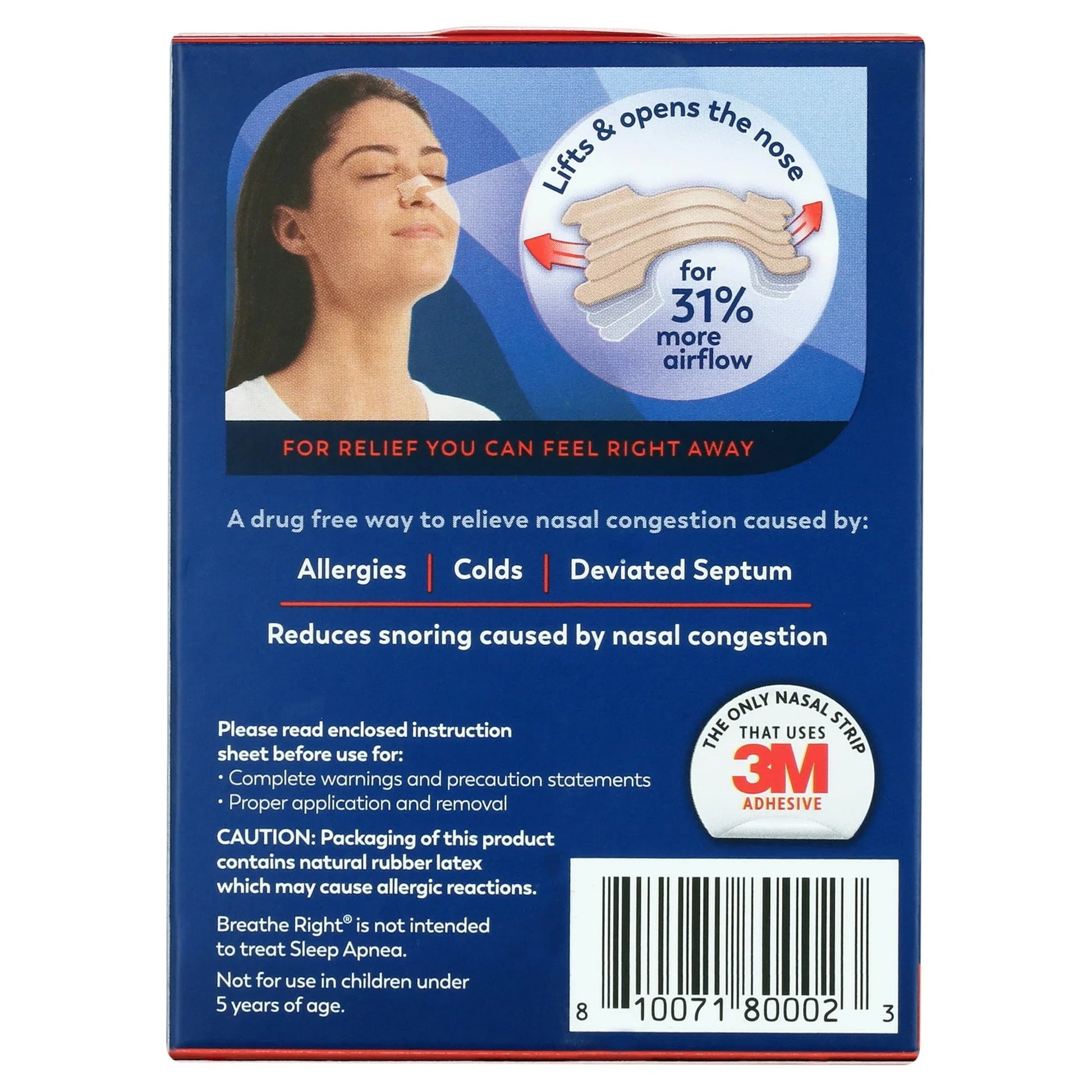 Breathe Right Extra Strength Tan Nasal Strips – 26 Ct, Snoring Relief - Exotic Pro