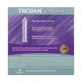 Trojan Ultra Thin Lubricated Condoms for Sensitivity, 36 Count Value Pack - Exotic Pro