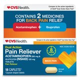 CVS Health Dual Action Pain Reliever, 18 Caplets