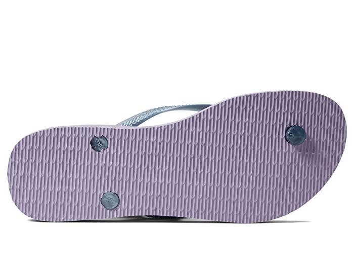 Havaianas Slim Iridescent Women's Flip Flops – Quiet Lilac, EU 37-38 US 7/8 - Exotic Pro