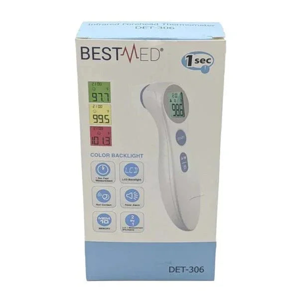 BESTMED Infrared Thermometer DET-306 Children Adults Forehead 1 SECOND - Exotic Pro