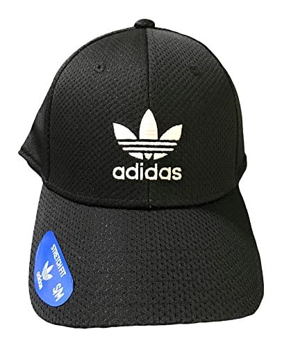 Adidas Men's Originals Zig Mesh Stretch Fit Hat – Black (S/M) - Exotic Pro