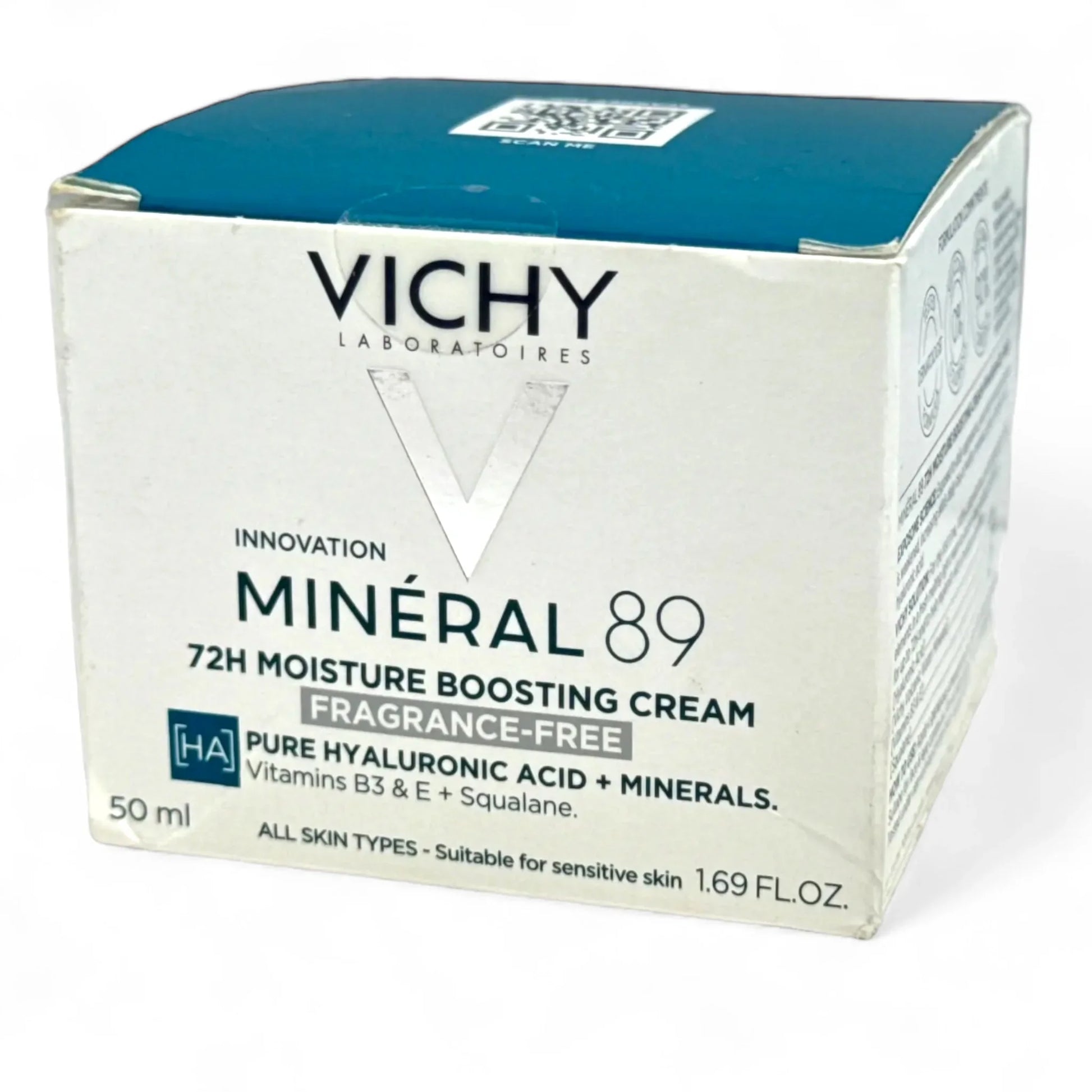 VICHY Mineral 89 Fragrance Free 72h Moisture Boosting Lightweight Cream With Hyaluronic Acid - Exotic Pro