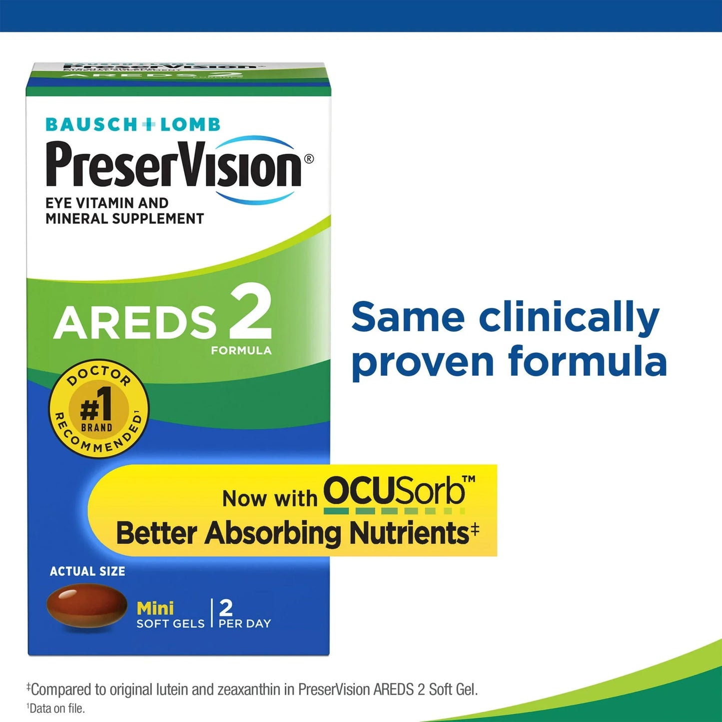 PreserVision AREDS 2 + Multivitamin MiniGels, Eye & Body Support, 90 Ct - Exotic Pro
