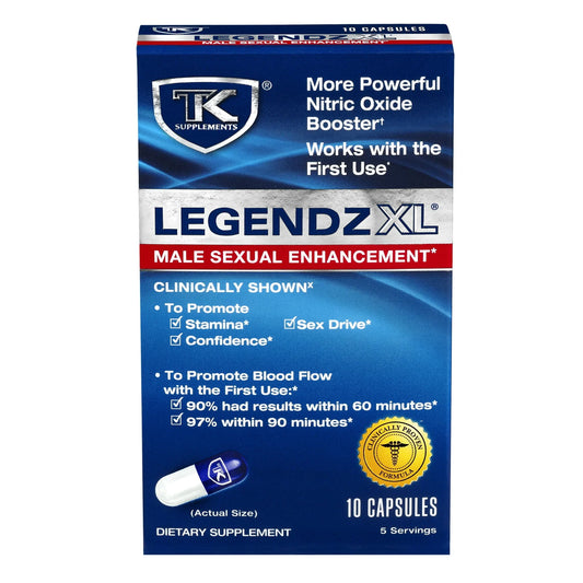 TK Supplements Legendz XL Male Sexual Enhancement - 10 Count - Exotic Pro