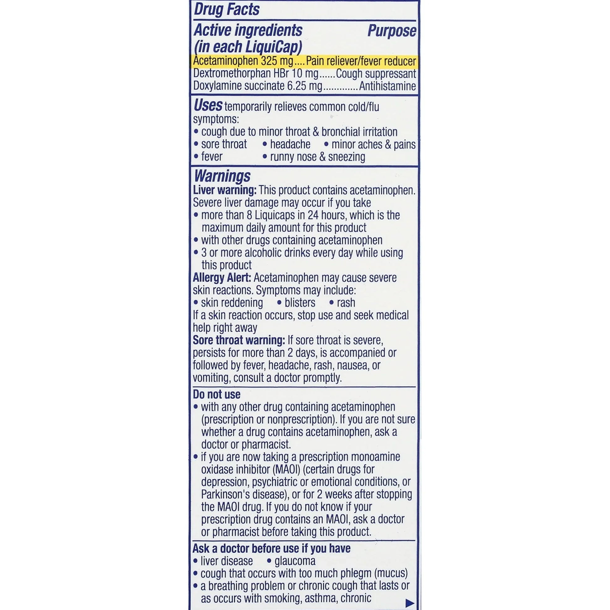 Vicks NyQuil Liquicaps Cold & Flu Relief, Ultra Concentrated Formula, 48 Ct - Exotic Pro
