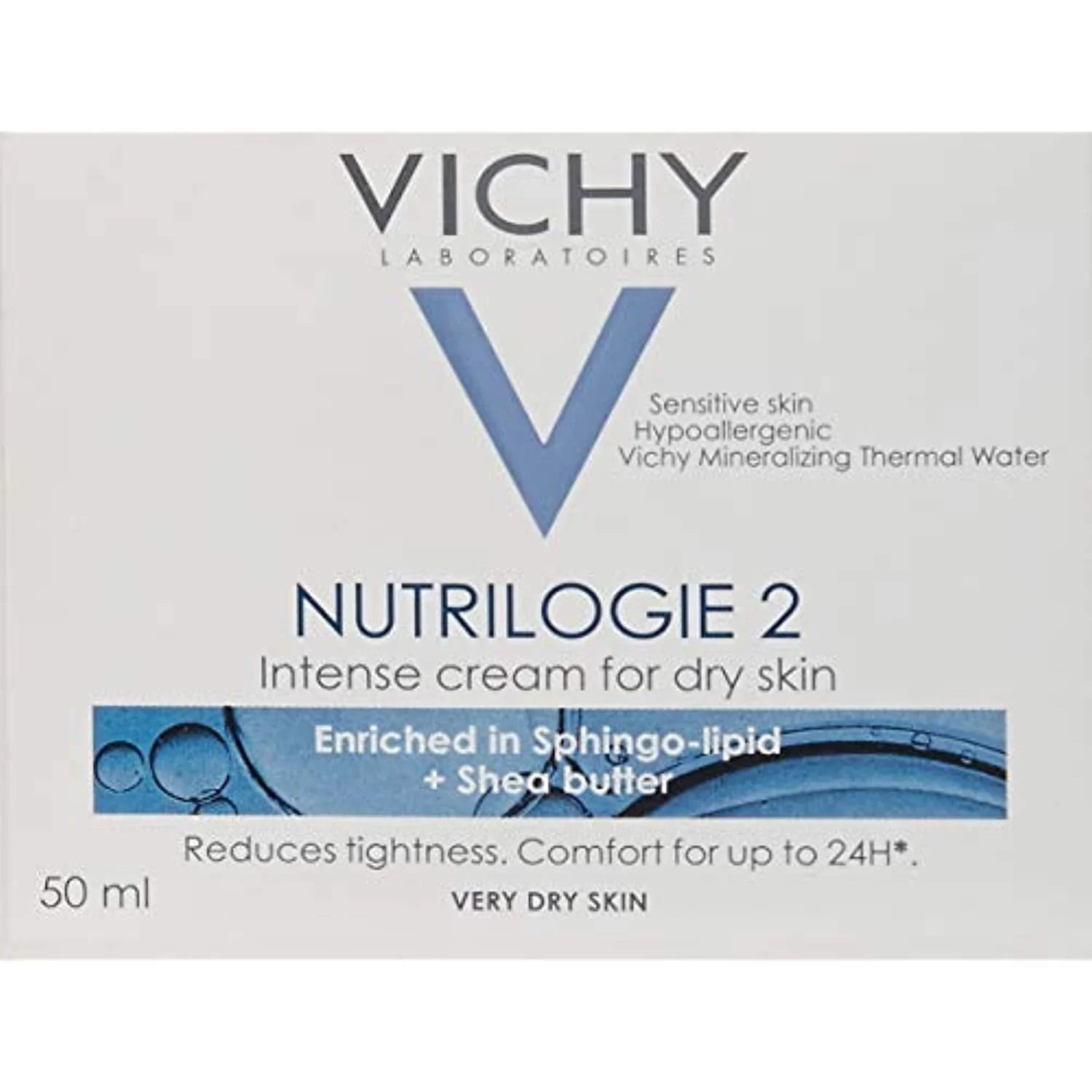 Vichy Nutrilogie 2 Intense Moisturizer for Very Dry Skin, 50ml/1.69 Fl Oz - Exotic Pro