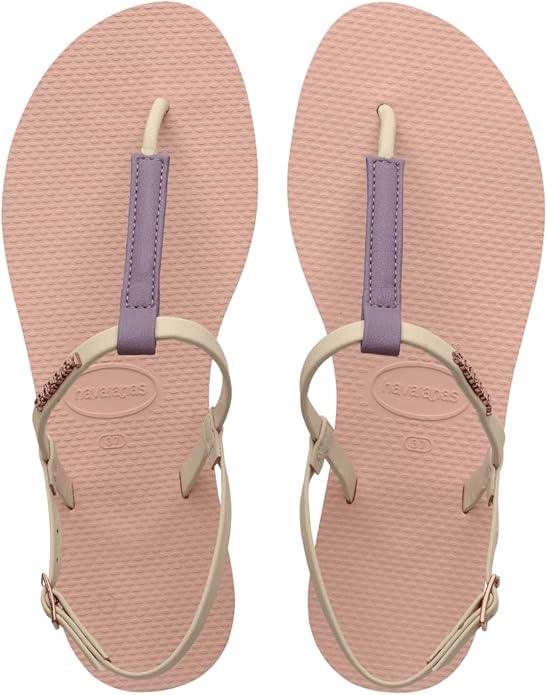 Havaianas Women's You Rio Flip Flop Sandals - Ballet Rose Size 35 (USA 5.5, EUR 37) - Exotic Pro