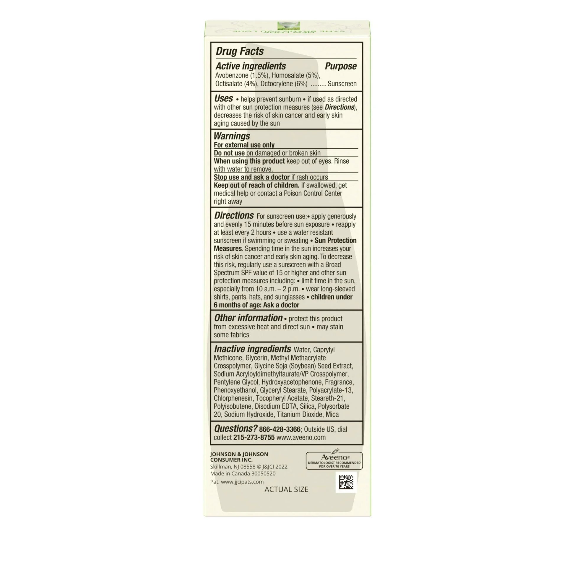 Aveeno Positively Radiant Daily Face Moisturizer Lotion with SPF 30 | 2.3 oz (Pack of 2) - Exotic Pro