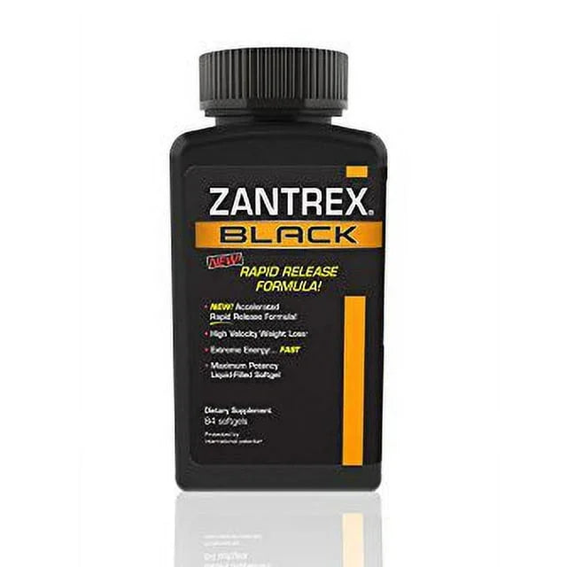 Zantrex Black by Basic Research – High-Energy Weight Loss, 84 Capsules - Exotic Pro