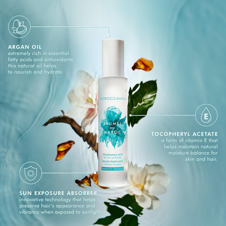 Moroccanoil Brumes Du Maroc Hair &amp; Body Fragrance Mist – 1 oz / 30 mL