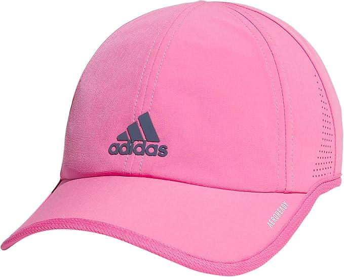 Adidas Women's Superlite 2 Relaxed Adjustable Performance Cap - Pulse Magenta Pink/Preloved Ink Blue - Exotic Pro