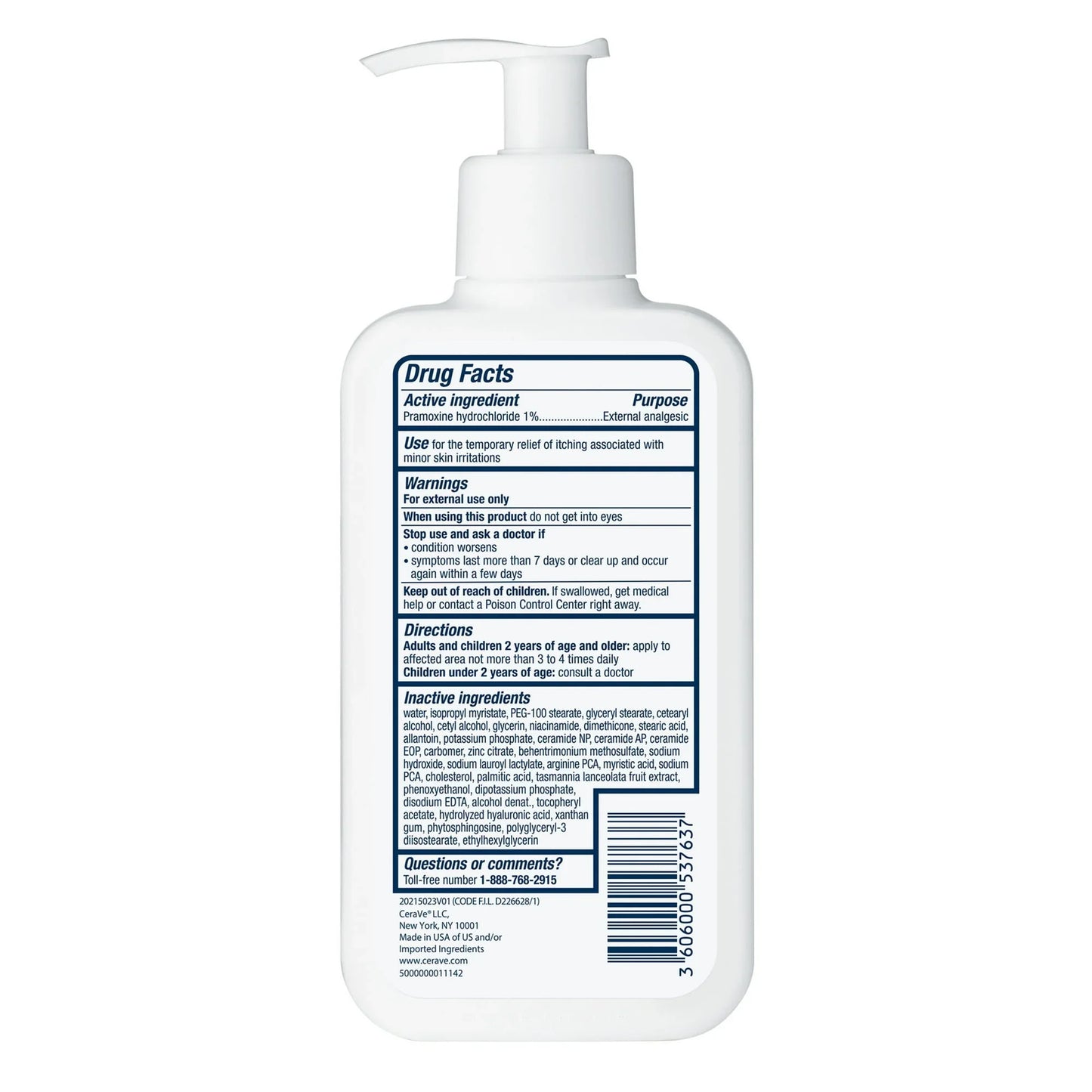 CeraVe Itch Relief Moisturizing Body Lotion for Dry & Itchy Skin, 8 oz - Exotic Pro