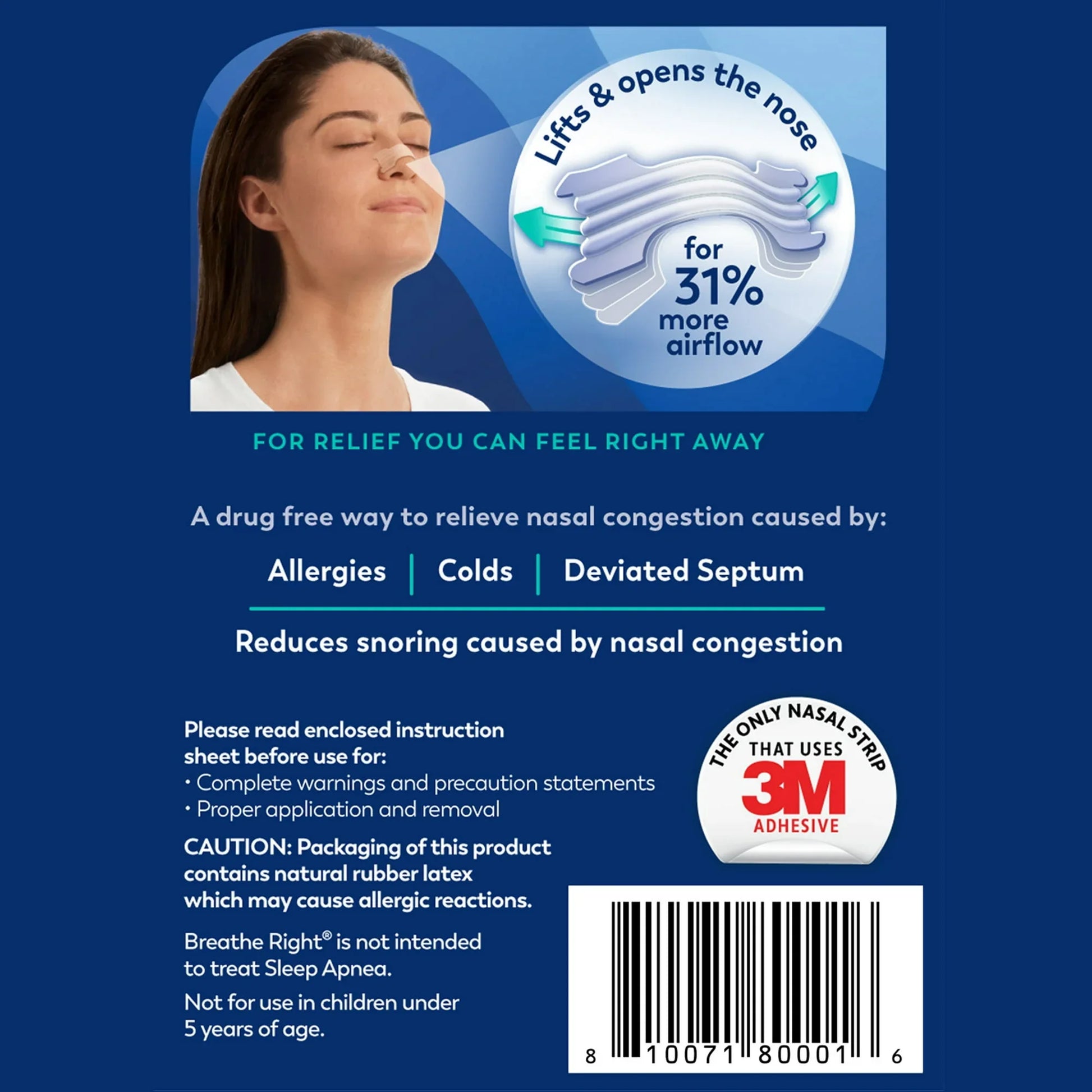 Breathe Right Extra Strength Clear Nasal Strips – 26 Ct, Sensitive Skin - Exotic Pro