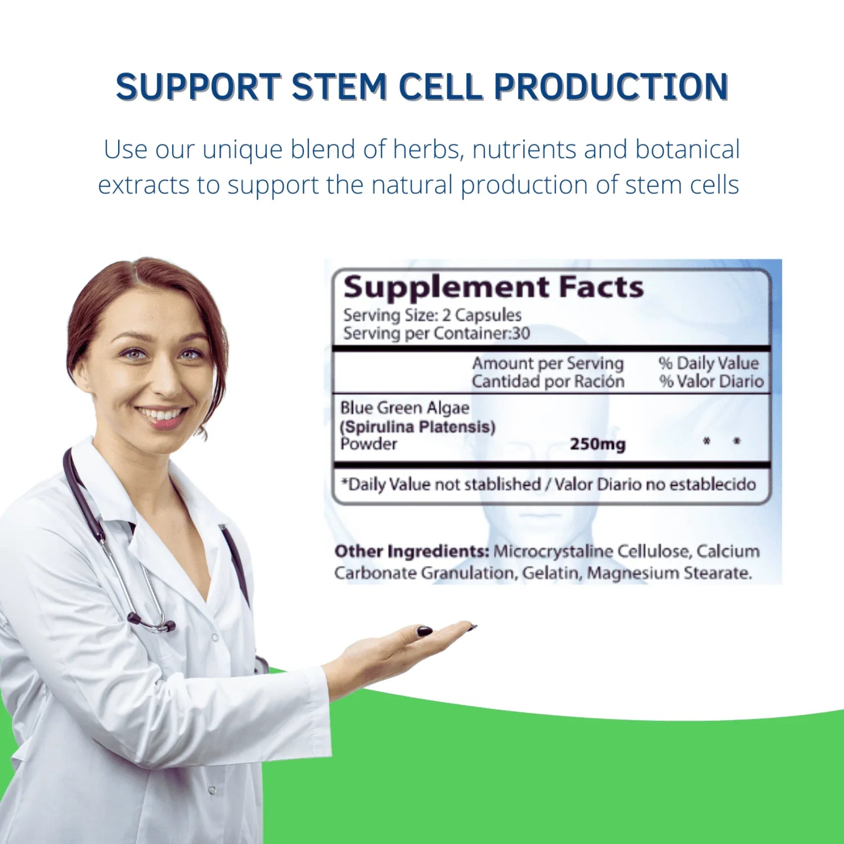 Bioxtron AFA Stem Cell Supplement 60 Ct | Natural Support for Joints & Immunity - Exotic Pro