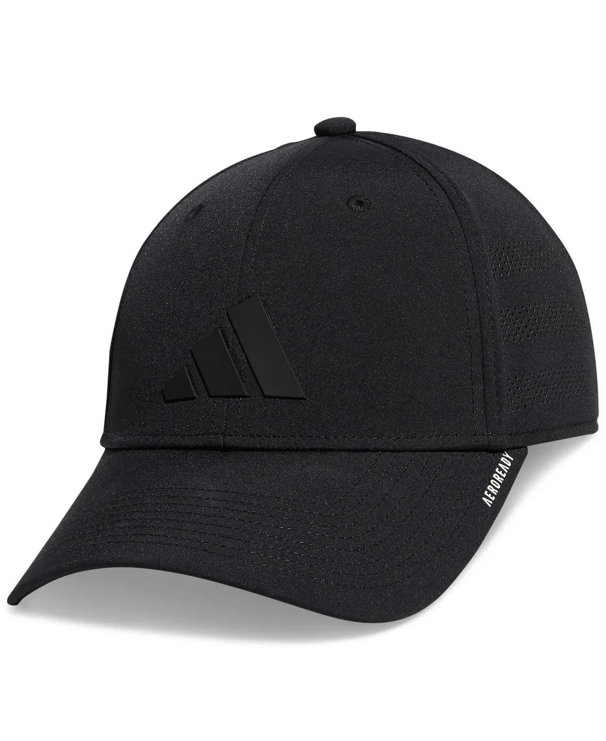 Adidas Men's Gameday 4 Stretch Fit Hat Black L/XL – Athletic Comfort Cap - Exotic Pro