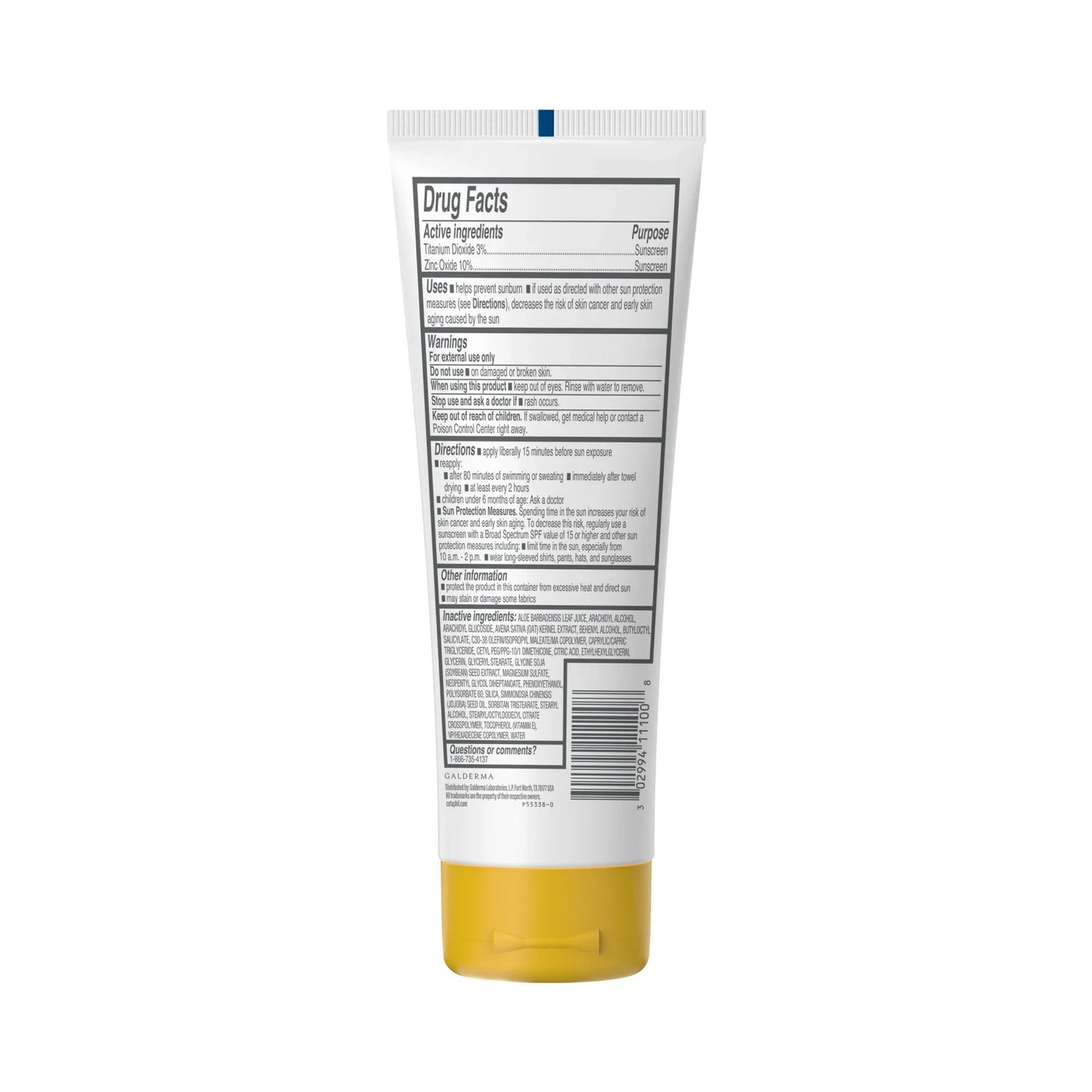 Cetaphil Sheer Mineral Sunscreen SPF 30 for Face & Body, 3 oz - Exotic Pro